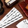 20 Pcs Barbed Wire Temporary Tattoos Barbed Fake Wire Tattoo Removable Black Arm Stickers for Men Women Kids Halloween Costume Supplies Totem Body Art view 4