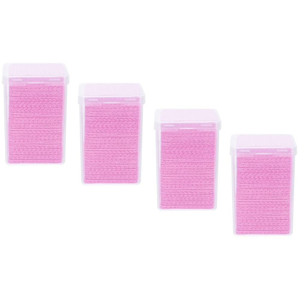 FRCOLOR 800pcs Glue Pads for Eyelash Extensions Premium for Nail Polish and Makeup Cleaning Convenient Lint Salon and Home Use