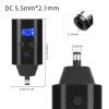 ATOMUS Tattoo Wireless Power Supply DC Connector with Switch Controller Tattoo Power Supply Rechargeable USB Digital Display 1500mAh Tattoo Machine Pen view 4