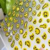 Dedyel Smile Nail Art Stickers 5D Embossed Cute Smile Face Kawaii Self-Adhesive Nail Stickers for Women Girls Kids Nail Art Decoration view 3