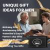ISNER MILE Fathers Gifts for Dad: Stocking Stuffers for Him, Gifts for Men/Boyfriend, Beard Oil Sets with Beard Wash and Conditioner Sandawood view 2