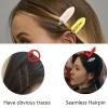 10 Pieces No Bend Hair Clips, No Crease Hair Clips, No Crease Curls Small Pins, Bangs Seamless Hair Clip Tools for Hair Salon Girls Makeup Styling Face Wash - Hair Accessories for Women  view 4
