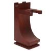 and Brush Stand, Wooden Shaving Holder with Weighted Bottom for Women and Men Universal Brush Storage Rack for Most Shaves and Brushes view 1