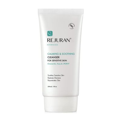 REJURAN Advanced Calming & Soothing Cleanser, c-PDRN - Gentle Gel Face Wash Suitable for Sensitive Skin, Effectively Retains Moisture (5.29 oz)