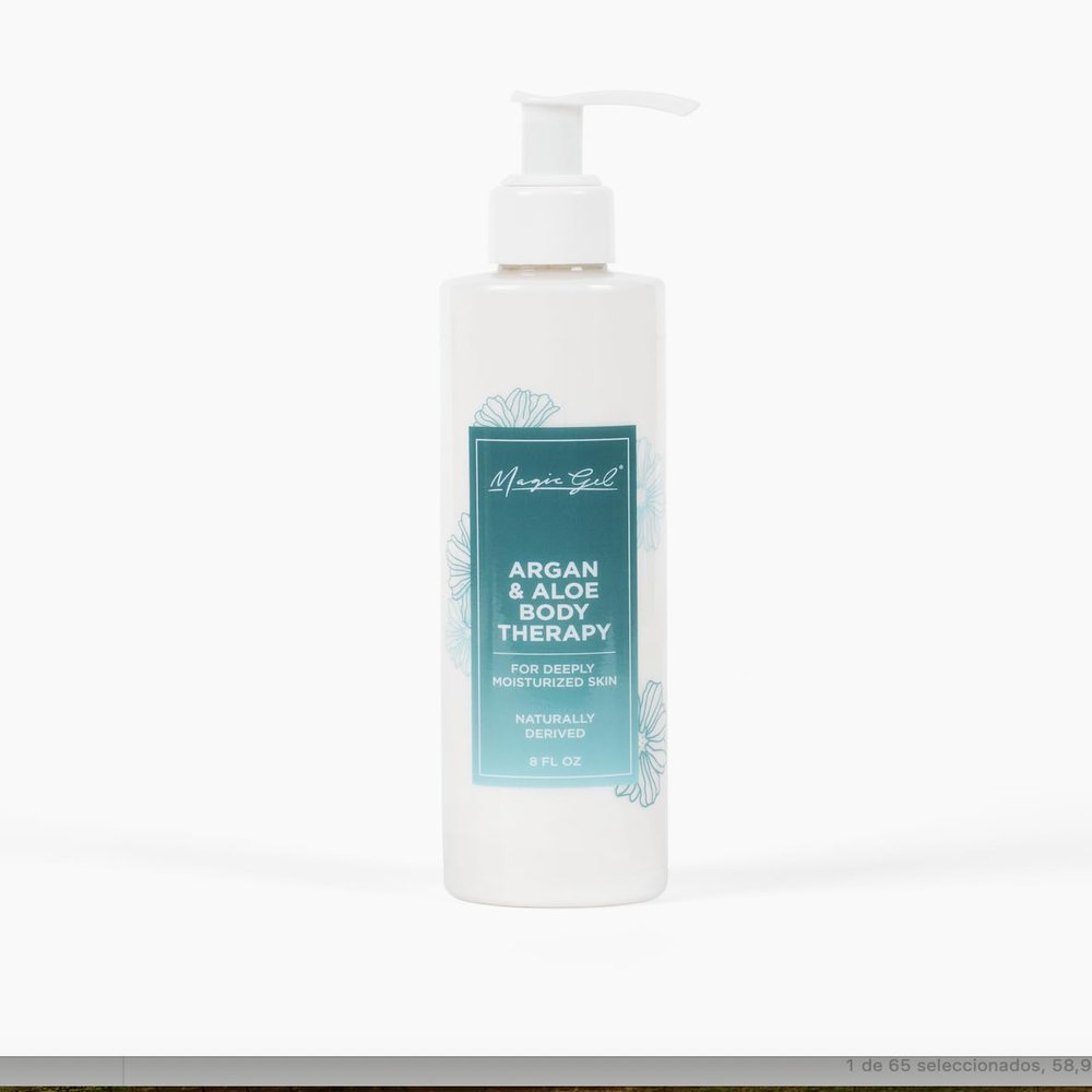 Magic Gel Argan & Aloe Body Therapy | Body lotion | Hydrating Moisturizing Cream | 8oz