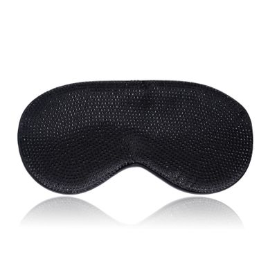 Natalie Mills Bling Sleeping Masks! Beauty Sleep Masks! Real Silk Eye Masks! (Black)