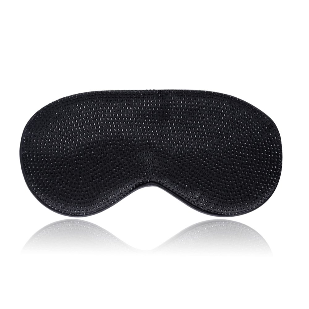Natalie Mills Bling Sleeping Masks! Beauty Sleep Masks! Real Silk Eye Masks! (Black)
