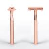 Safety Razor for Men and Women,All Double Edge Razor Blades Lady Razor Eco-Friendly Zero Waste Beauty Environmentally,Rose Gold view 1