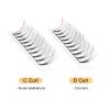 QUEWEL Premade Lash Fans, 6D Premade Fans Eyelash Extensions 0.10mm Thickness C Curl 11mm Volume Lash Extensions Short Stem Pre Made Fans Eyelash Extensions(6D 0.10C 11mm) view 2