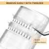 QUEWEL Premade Lash Fans, 6D Premade Fans Eyelash Extensions 0.10mm Thickness C Curl 11mm Volume Lash Extensions Short Stem Pre Made Fans Eyelash Extensions(6D 0.10C 11mm) view 3