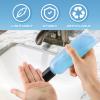 24 Pcs 6.8 oz Clear Plastic Empty Bottles Refillable Containers with Disc Cap Travel Shampoo Bottles for Shampoo Lotions Creams Liquid Cosmetic Body Soap view 4