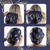 TCOTBE 3 Pcs Soft Satin Bonnet Silk Hair Wrap for Sleeping Silk Sleeping Cap with Wide Elastic Band Night Sleep Cap Single Layer Night Sleeping Head Cover for Women Black view 4