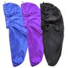 TCOTBE 3 Pcs Foldable Extra Long Sleeping Caps Soft Stain Satin Hair Braid Bonnet with Button Comfortable Single Lay Hair Covers Long Braids Bonnet for Women with Long Hair Deadlocks Curly Hair Blue view 1