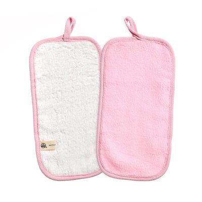Earth Therapeutics Organic Cotton Makeup Removing Cloth - Pink