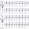 70 Pcs 2 oz Plastic Foam Soap Dispensers Refillable Lash Shampoo Bottles with Pump Mini Eyelash Cleaning Foam Bottle Dispenser for Refillable Travel Cosmetics (Transparent) view 1