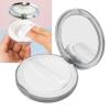 Refillable loose powder compact, HD Mirror Compact powder compact 3g empty capacity for powder makeup on travel view 2