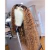 13 * 4 Highlight Transparent Lace Front Curly Wigs view 3