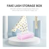 Beavorty Acrylic Empty Eyelash Organizer Box Storage Case for False Lashes Lightweight and Portable Lash Holder for Travel Office and Daily Use view 2