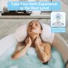 Bath Pillow Luxury Bathtub Pillow - Bath Pillows for Tub Neck and Back Support, Ergonomic Tub Pillow for Bath with 4D Air Mesh + 6 Strong Suction Cups, Great Spa Gifts Bathtub Accessories view 3