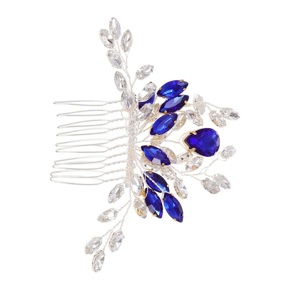 Beavorty Bridal Hair Accessory Elegant Insert Comb Rhinestones and for Wedding Charming Side Comb for Bride Bridesmaid and Special Occasions