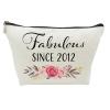 13rd Birthday Gifts for Girls, Sweet 13 Year Old Gift Makeup Bag, 13 Birthday Gift Makeup Bags for Her, Sister, Daughter, Niece, Granddaughter, Teen Girl Gifts Cosmetic Bag, Fabulous Since 2012 view 1