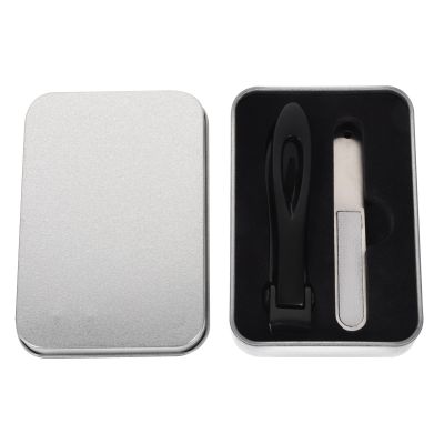 FOMIYES 1set Stainless Steel Nail Clipper and File Grooming Kit for Fingernails and Toenails Professional Manicure Tool Case and Easy to Use