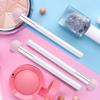 PAGOW 6pcs Sponge Makeup Applicator With Handle, Sponge Eyeshadow Applicators Makeup, Eyeshadow Sponge Brush, Cotton Eye Makeup Eyeshadow Brushes for Women Girls (4.5 inch Long) Washable view 4