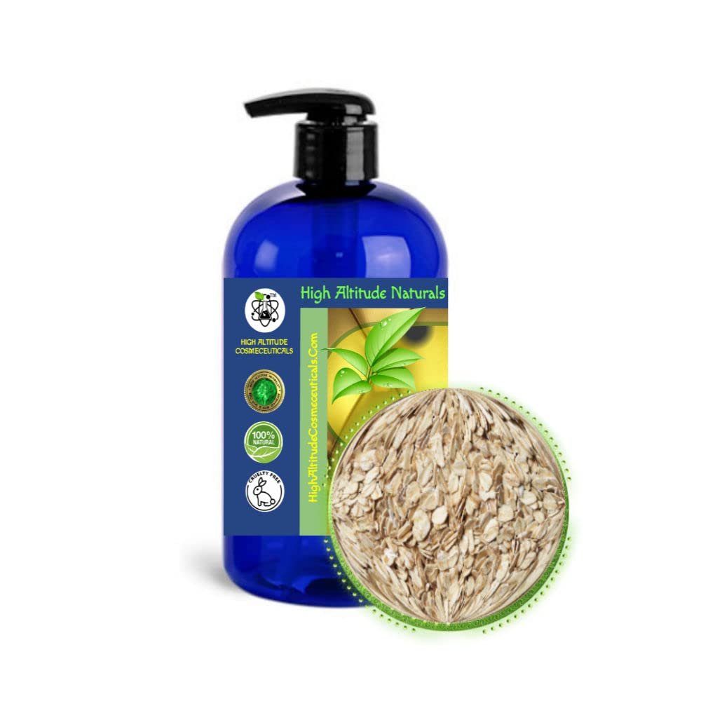 16 fl oz (480ml) Oat (Avena Sativa) Oil - Virgin - Nourishing Anti-Aging Rejuvenating for Dry Mature Problem Skin