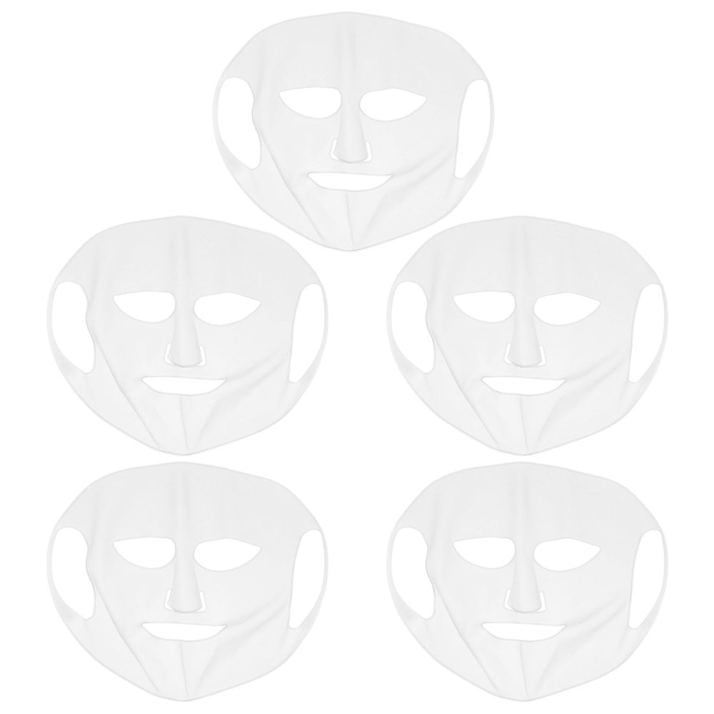 ARTIBETTER Reusable Silicone Facial Mask Patch with Ear Hanging Design to Prevent Essence Evaporation for Skin Nourishment and Steam Mask Use