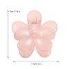 8 Pieces Flower Shape Hair Claw Clip for Women Girls Barrette Crab Jaw Clamps Ponytail Hairpins Headwear (B) view 3