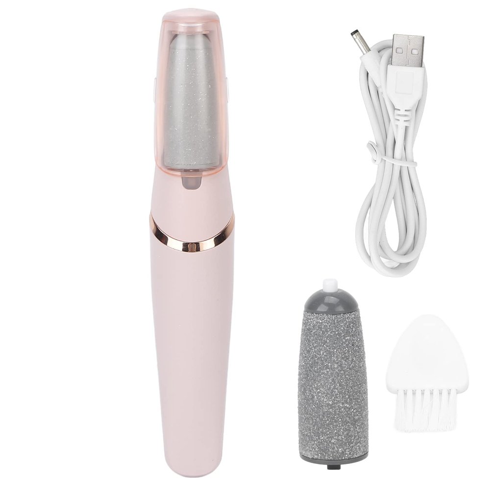 Pongnas Portable Electric Feet Callus Remover Rechargeable, Professional Foot File Scrubber Pedicure Tools with 2 Gears, Pedicure Tools kit Feet Care for Dead Skin Cracked Heels