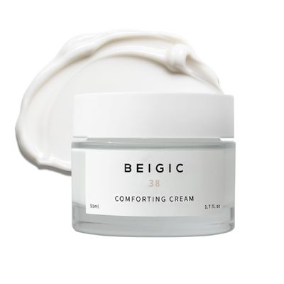 BEIGIC Comforting Cream - Vegan Hydrating Calming Facial Moisturizer with Allantoin, Niacinamide & Ceramide for Dry Sensitive Skin (1.7 fl oz)
