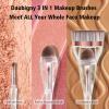 Foundation Brush, Daubigny Perfect Makeup Brush for Face Blush Liquid Powder Foundation Brush for Blending Liquid, Cream or Flawless Powder Cosmetics with Great Gift Case view 3