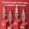 Wormhole Tattoo Cartridge Needles Long Taper 50pcs Assorted Disposable Tattoo Needle Cartridges Mixed 5RL 7RL 9RL 5RS 7RS 9RS 15M1 21M1 15RM 21RM Round Liner Shader Magnum Round Magnum view 4