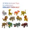 4 Soap Bars for Kids with Funny Animals Surprise Inside - Collect All 12 Wild Animals Toys - Moisturizing Children's Skin - Lemon, Strawberry, Green Apple, and Rose - Handmade in USA Soap Set for Kids view 3