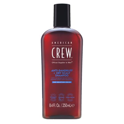 American Crew Anti-Dandruff + Dry Scalp Shampoo for Men, Hair Care Gift for Him, Citrus Mint Scent, 8.4 fl oz