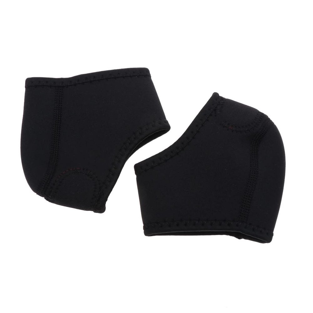 EXCEART 1pair Heel Protector Relief Socks Soft Heel Sleeves for Men - Moisture-Wicking Foot Sole Braces Pedicure Care