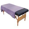 Body Linen 10 Pack Deluxe 3 Piece Flannel Sheet Set - Super Soft & Durable 100% Double-Brushed Cotton Flannel - Includes Flat Sheet, Fitted Sheet, and Fitted Face Cradle Cover - Dahlia Purple view 4