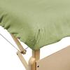 Body Linen 10 Pack Deluxe 3 Piece Flannel Sheet Set - Super Soft & Durable 100% Double-Brushed Cotton Flannel - Includes Flat Sheet, Fitted Sheet, and Fitted Face Cradle Cover - Sage view 3