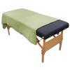 Body Linen 10 Pack Deluxe 3 Piece Flannel Sheet Set - Super Soft & Durable 100% Double-Brushed Cotton Flannel - Includes Flat Sheet, Fitted Sheet, and Fitted Face Cradle Cover - Sage view 4