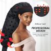 TEPENAR Hair Dryer Bonnet Attachment: Upgraded Extra Large Hooded Dryer Adjustable Hair Dryer Caps - Easy to Use for Natural Curly Textured Hair Care Styling Fast Drying - Black view 4