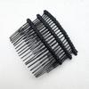 8Pcs 20 Teeth Metal Hair Clip Combs Simple Wire Twist Hair Combs DIY Side Comb Bridal Wedding Veil Combs Hair Accessories for Women and Girls DIY Craft, Black view 3