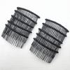 8Pcs 20 Teeth Metal Hair Clip Combs Simple Wire Twist Hair Combs DIY Side Comb Bridal Wedding Veil Combs Hair Accessories for Women and Girls DIY Craft, Black view 4