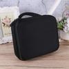 EXCEART 1pc Eva Holder Bag Slots Shockproof Makeup Organizer for Travel and Home Use Portable Storage Case Black view 4