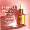Go Beauty Longevity CoQ10, Daily Antioxidant Defense Serum - A Super Food for Skin, Boost Skin Health, Anti-Aging, Sun Damage, Sagging Skin  with 7 Peptides & Vitamin B3  Pure Vitality, 1 fl. Oz view 2