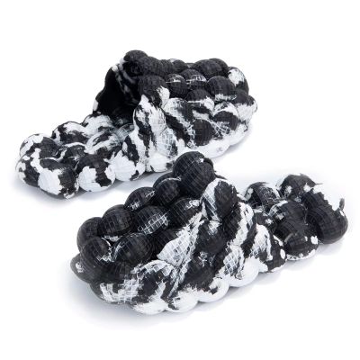 Massage Bubble Slides Slippers for Women Men,Mukinrch Funny Lychee Non-slip Spa Slippers,Gym House Slippers Shower Bedroom Slippers,Soft Pillow Stress Relief Slide,Reflexology Sandals for Ladies slide