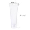 PATIKIL 50ml Squeeze Tube, 15 Pack Empty Cosmetic Tubes Plastic with Flip Lid for Travel Household, Translucent Frosted view 2