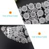 KALLORY Bridal Hair Comb Shiny Rhinestones Elegant Hair Accessories for Women for Weddings and Special Occasions Versatile and Styles view 3