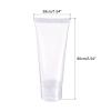 PATIKIL 15ml Squeeze Tube, 20 Pack Empty Cosmetic Tubes Plastic with Flip Lid for Travel Household, Clear view 2