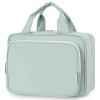 Narwey Travel Toiletry Bag for Women Large Hanging Makeup Bag Organizer Toiletries Bag for Full Size Essentials Accessories Cosmetics (Mint Green (Large)) view 1